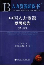 中国人力资源发展报告 2013 2013版