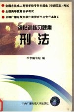 强化训练习题集:刑法