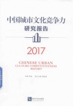 中国城市文化竞争力研究报告 2017版