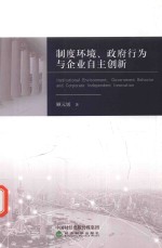 制度环境、政府行为与企业自主创新