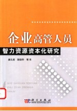 企业高管人员智力资源资本化研究