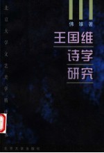 王国维诗学研究 第2版