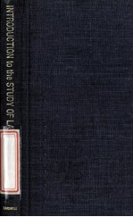 INTRODUCTION TO THE STUDY OF LAW SECOND EDITION