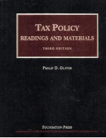 TAX POLICY READINGS AND MATERIALS THIRD EDITION
