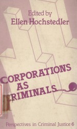 CORPORATIONS AS CRIMINALS