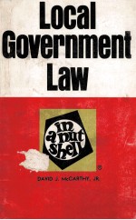 LOCAL GOVERNMENT LAW IN A NUTSHELL