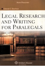 LEGAL RESEARCH AND WRITING FOR PARALEGALS FIFTH EDITION