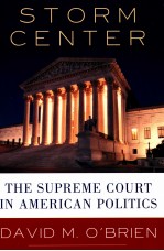 STORM CENTER THE SUPREME COURT IN AMERICAN POLITICS SEVENTH EDITION