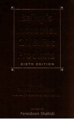bailey's industrial oil and fat products volume 1 sixth edition