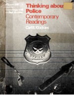 THINKING ABOUT POLICE CONTEMPORARY READINGS