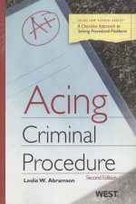 ACING CRIMINAL PROCEDURE SECOND EDITION