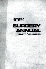 SURGERY ANNUAL PART 1/VOLUME 23