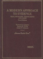 A MODERN APPROACH TO EVIDENCE TEXT