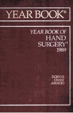 THE YEAR BOOK OF HAND SURGERY 1989