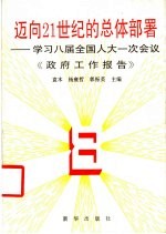 迈向21世纪的总体部署 学习八届全国人大一次会议《政府工作报告》