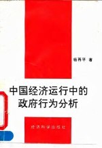中国经济运行中的政府行为分析