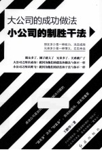 大公司的成功做法 小公司的制胜干法