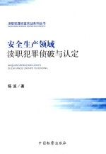 渎职犯罪侦查实战系列丛书 安全生产领域渎职犯罪侦破与认定