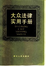 大众法律实用手册