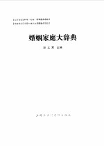 婚姻家庭大辞典