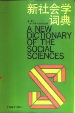 新社会学词典