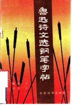 鲁迅诗文选钢笔字帖