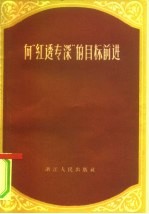 向“红透专深”的目标前进