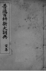 普通百科新大词典 寅集