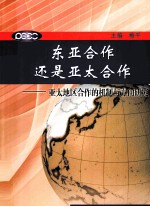 东亚合作还是亚太合作 亚太地区合作的机制与方向研究