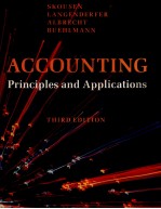 ACCOUNTING PRINCIPLES AND APPLIDCATIONS THIRD EDITION