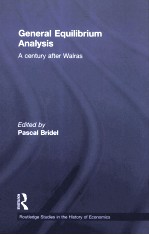 GENERAL EQUILIBRIUM ANALYSIS:A CENTURY AFTER WALRAS