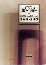 WHO'S WHO IN INTERNATIONAL BANKING:6TH EDITION