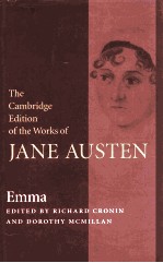 THE CAMBRIDGE EDITION OF THE WORKS OF JANE AUSTEN EMMA