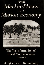 WINIFRED BARR ROTHEN BERG FORM MARKET ECONOMY THE TRANSFORMATION OF RURAL MASSACHUSETTS 1750-1850