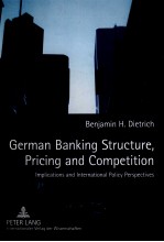 GERMAN BANKING STRUCTURE PRICING AND COMPETION