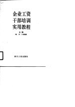 企业工资干部培训实用教程