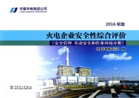 火电企业安全性综合评价 安全管理、劳动安全和作业环境分册
