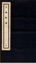 元词斟律 中