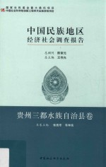 中国民族地区经济社会调查报告 贵州三都水族自治县卷