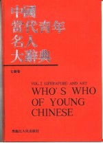 中国当代青年名人大辞典 文学艺术卷