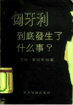 匈牙利到底发生了什么事? 一个目击者的报导