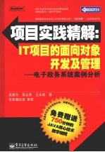 IT项目的面向对象开发及管理 电子政务系统案例分析