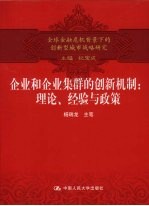 企业和企业集群的创新机制 理论、经验与政策