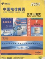 中国电信黄页 2003 武汉大黄页