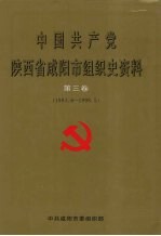 中国共产党陕西省咸阳市组织史资料 第3卷 1993.6-1998.5
