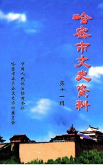 哈密市文史资料 第11辑