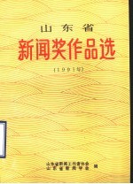 山东省新闻奖作品选 1991年