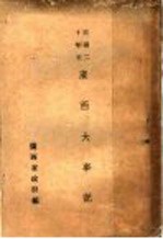 民国二十年来广西大事记