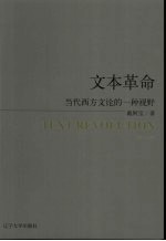文本革命 当代西方文论的一种视野
