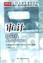 2002年度注册会计师全国统一考试指定辅导教材学习指南 审计